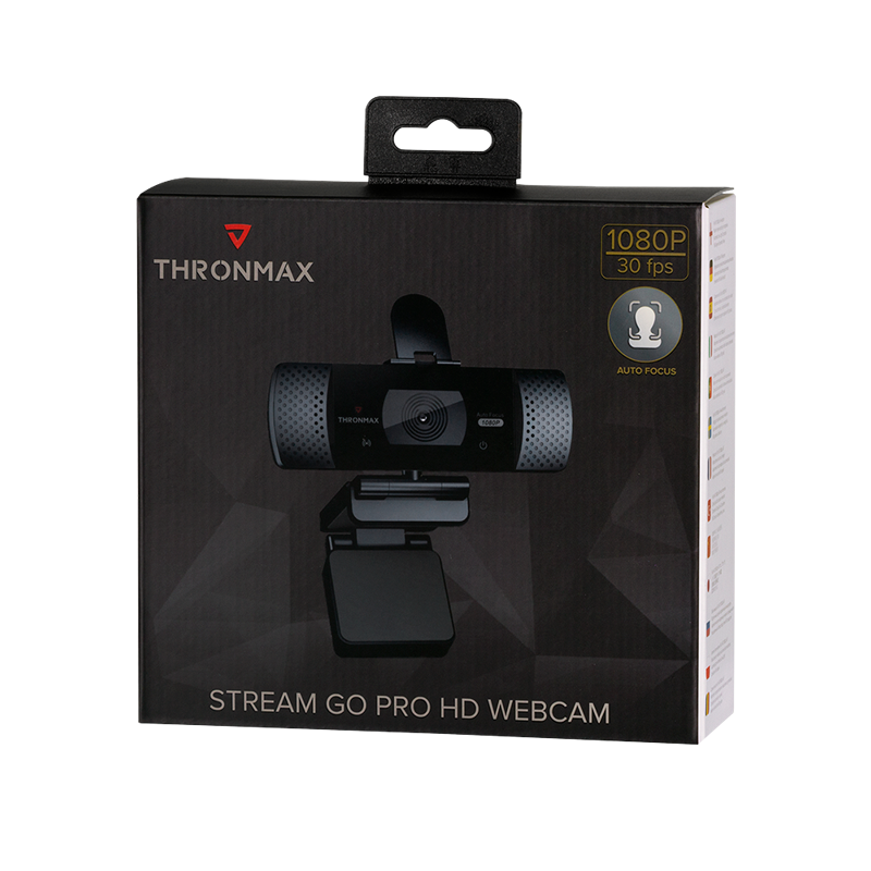 Stream Go X1 Pro Webcam, 1080p, mit Autofokus und Dual-Mikrofon