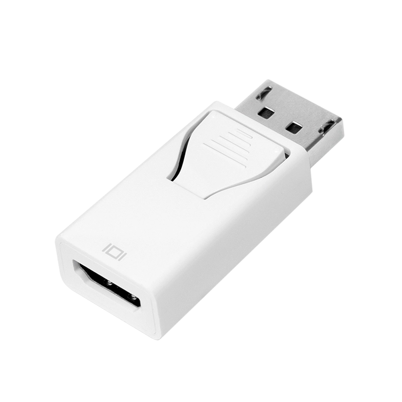 DisplayPort-Adapter, DP/M zu HDMI-A/F, 4K/30 Hz, weiß