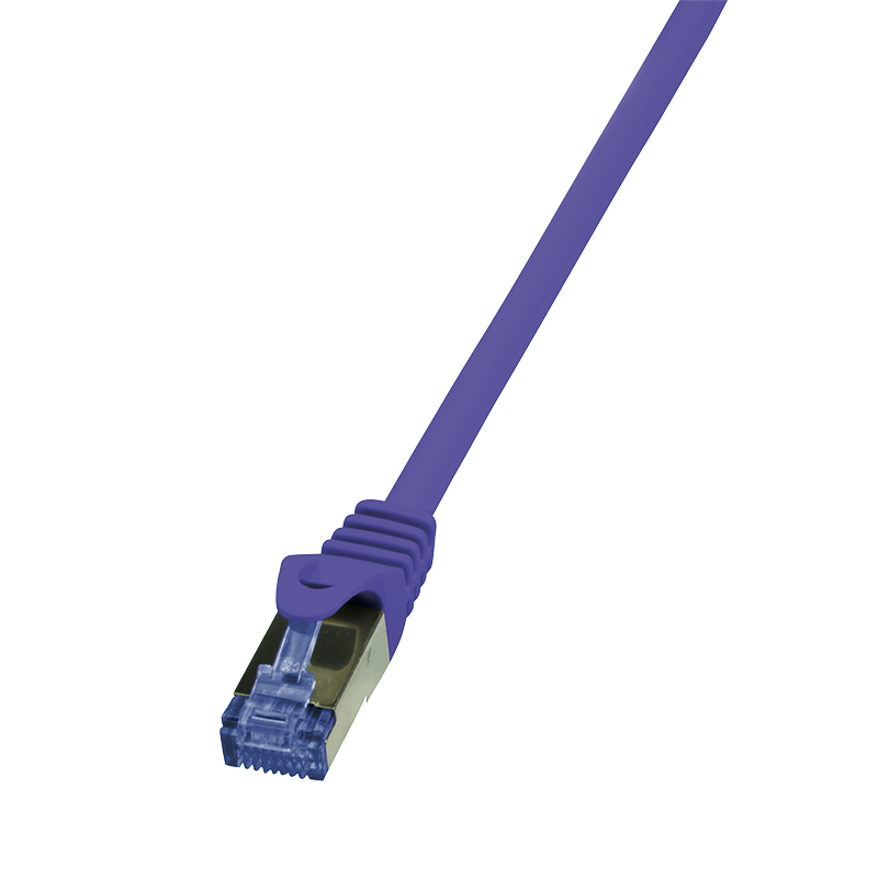 Patchkabel PrimeLine, Cat.6A, S/FTP, violett, 1,5 m