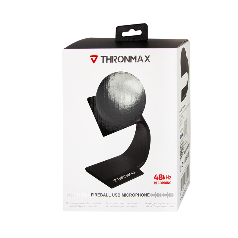 Thronmax Fireball, 48 kHz, 16 bit, schwarz