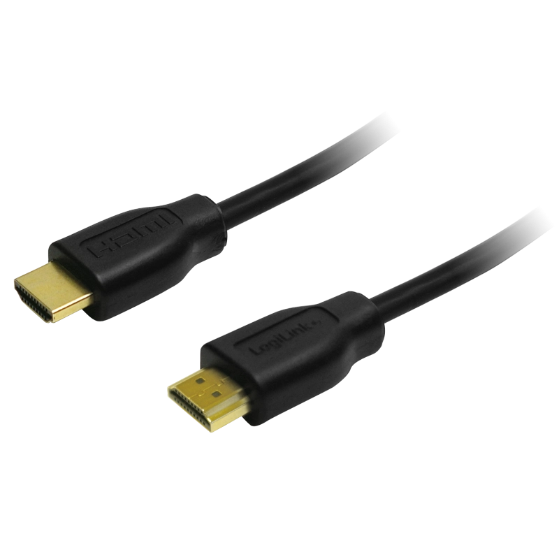 HDMI-Kabel, A/M zu A/M, 4K/30 Hz, schwarz, 0,5 m