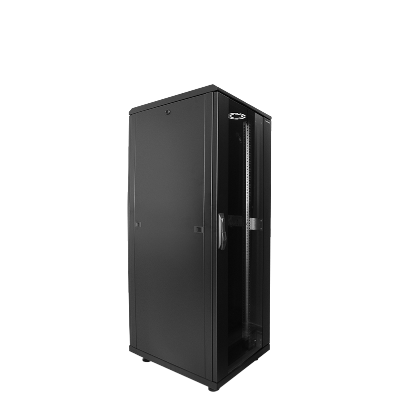 19" Netzwerk Standschrank, 16HE, 600 x 800 mm, schwarz
