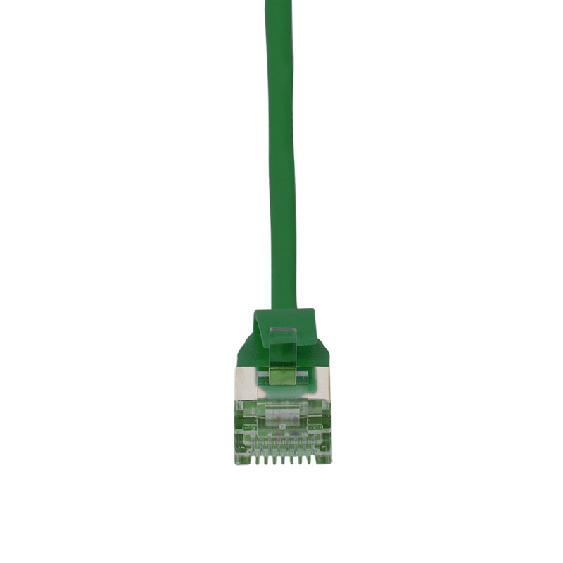 Patchkabel SlimLine, Ultraflex, Cat.6A, U/FTP, grün, 0,5 m