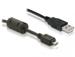 Kabel, USB 2.0, A Stecker an USB-micro B Stecker, 2m, Delock® [82335]