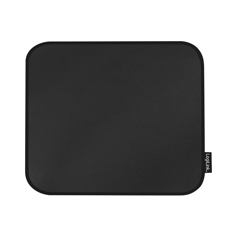 Gaming Mauspad, vernähte Kanten, 250 x 220 mm, schwarz