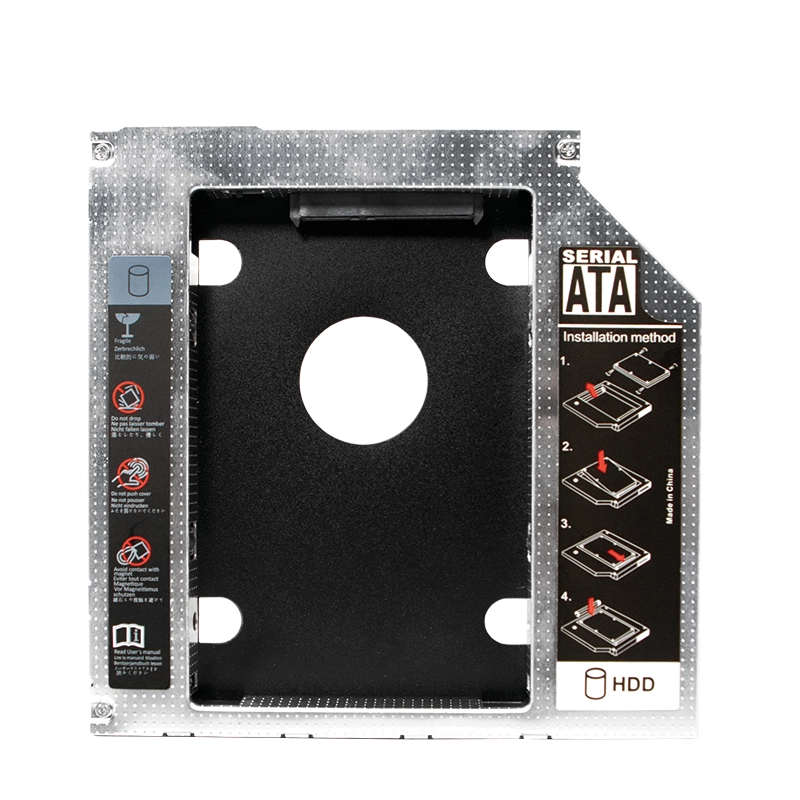 Notebook SATA Festplatten Caddy für 9,5 mm hohe Laufwerke