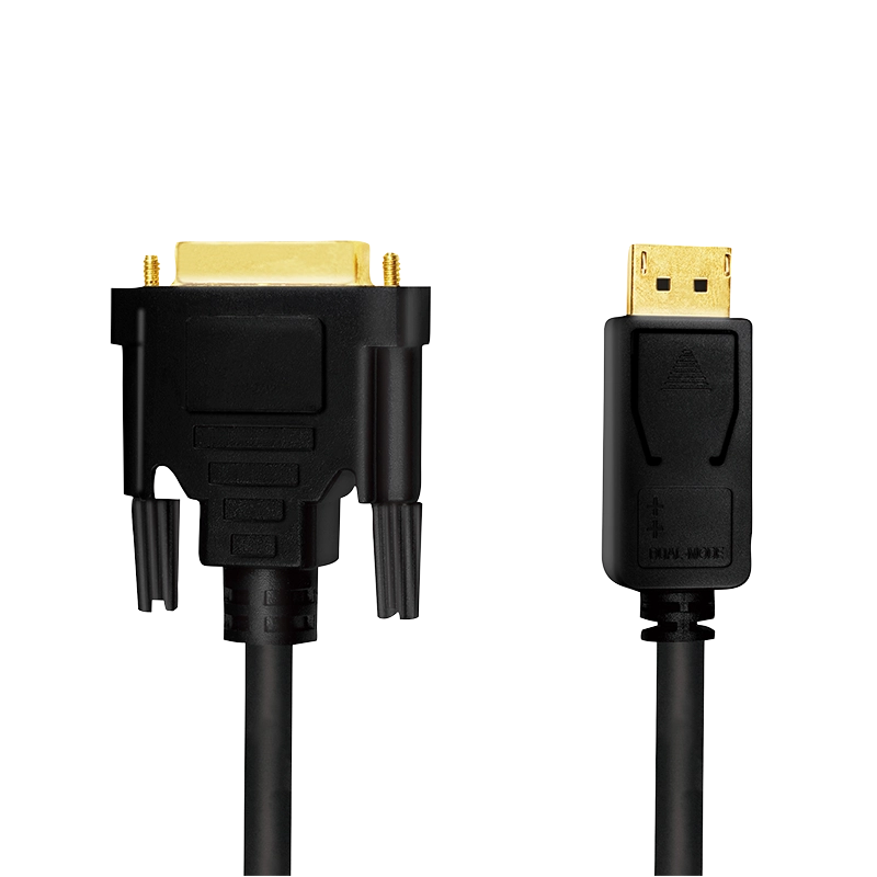 DisplayPort-Kabel, DP/M zu DVI/M, 1080p, schwarz, 5 m