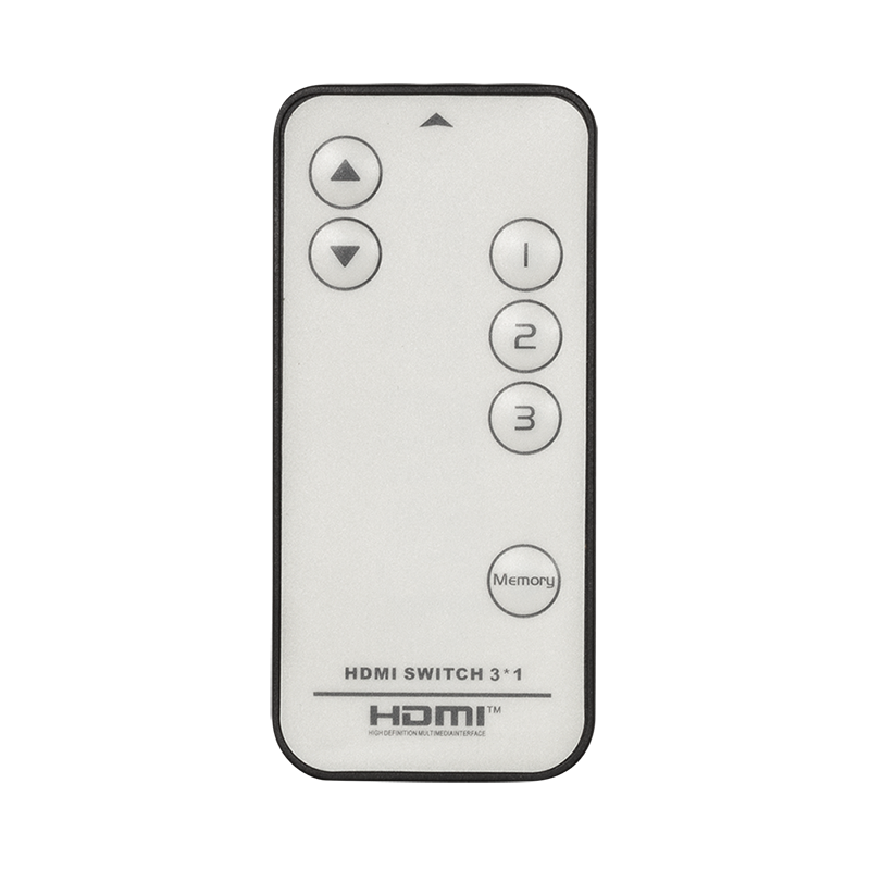 HDMI-Switch, 3x1-Port, 4K/60 Hz, HDCP, HDR, CEC, RC