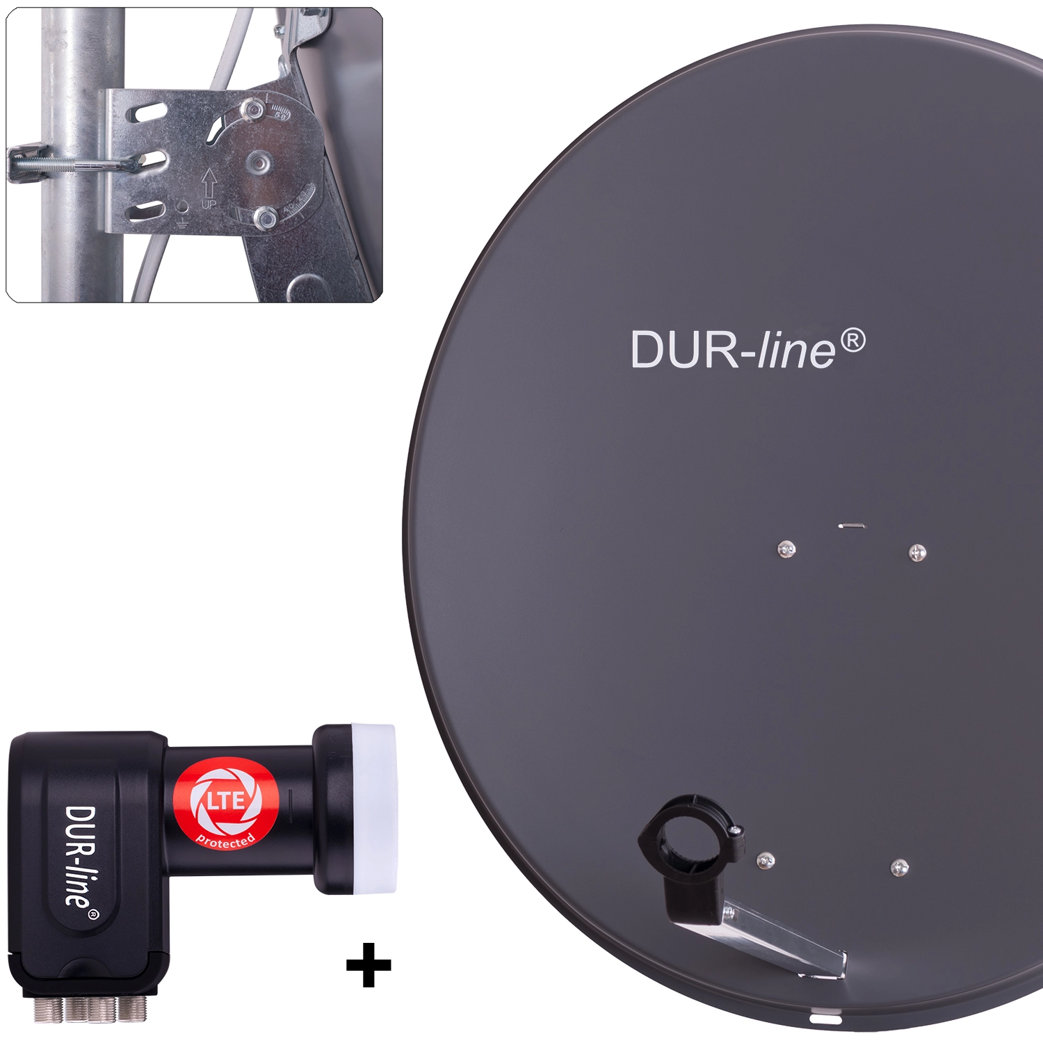 DUR-line MDA 80 A + +Ultra Quattro LNB - LNB Set