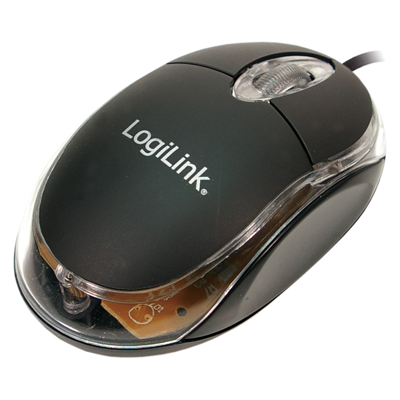 Maus optisch USB Mini mit LED