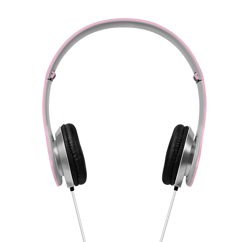 Stereo-Headset, 1x 3,5-mm-Klinkenstecker, pink