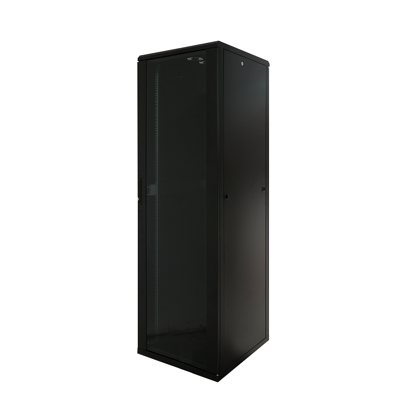 19" Netzwerk Standschrank, 32HE, 600 x 600 mm, schwarz