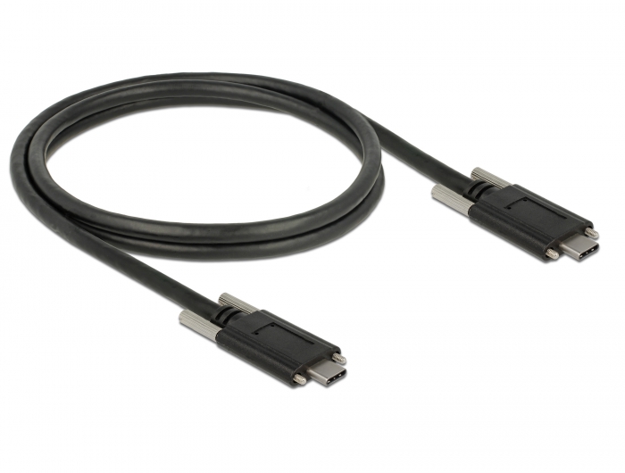 Kabel SuperSpeed USB 10 Gbps (USB 3.1 Gen. 2) USB Type-C™ Stecker an USB Type-C™ Stecker, mit Schrau