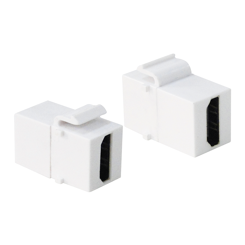 HDMI Keystone-Verbinder, A/F zu HDMI-A/F, weiß