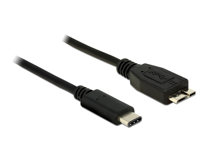 Kabel SuperSpeed USB 10 Gbps (USB 3.1, Gen 2) USB Type-C™ Stecker an USB Typ Micro-B Stecker 1 m sch