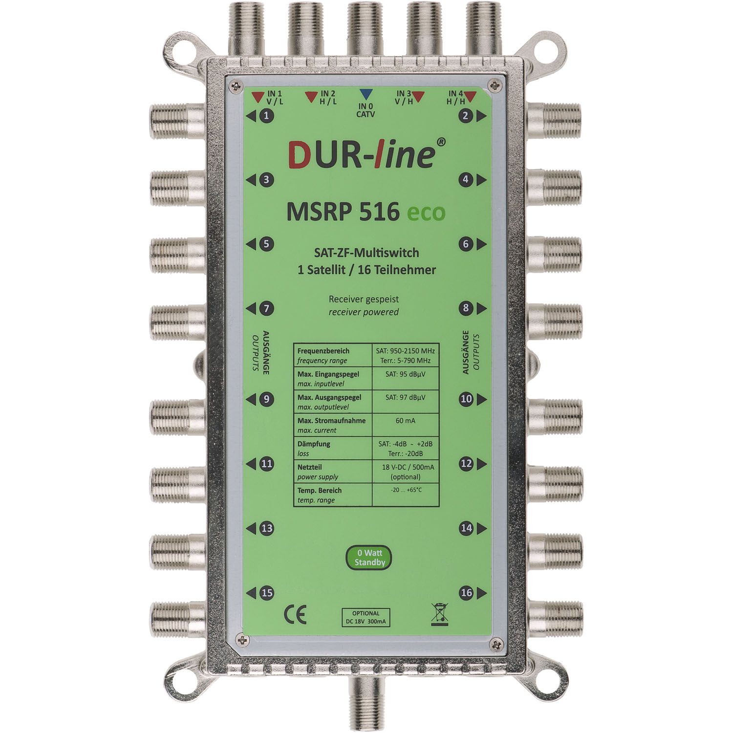 DUR-line MSRP 516 eco - Multischalter DUR-line MSRP 516 eco - Multischalter