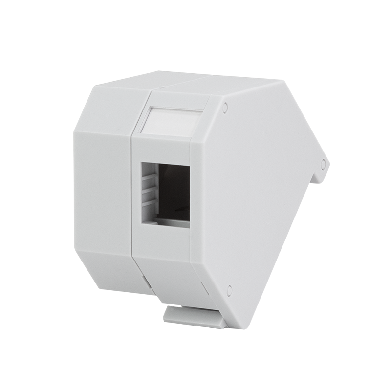 Hutschienenadapter für einen LC-Duplex oder SC-Simplex Adapter Hutschienenadapter für einen LC-Duplex oder SC-Simplex Adapter