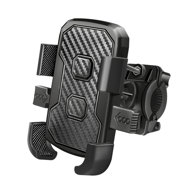 Smartphone-Fahrradhalterung, für 4,6–7"-Geräte, 360°-drehbar, schwarz