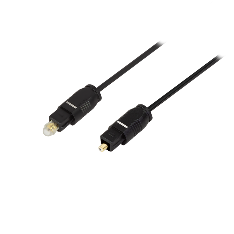 Audio-Kabel, Toslink/M zu Toslink/M, PMMA Ader, schwarz, 3 m