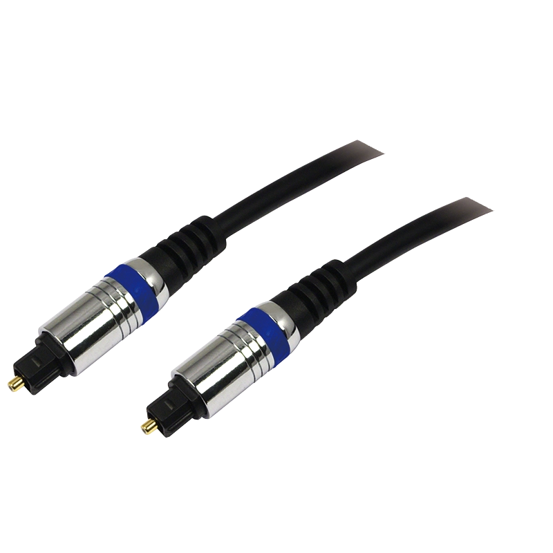 Audio-Kabel, Toslink/M zu Toslink/M, PMMA Ader, schwarz, 1,5 m