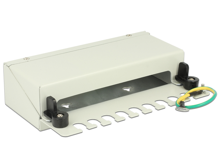 Keystone Desktop Patchpanel 8 Port grau, Delock® [43336]