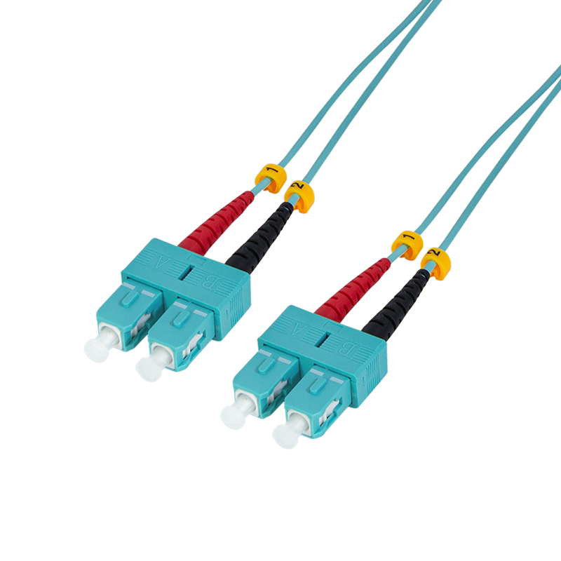 LWL Duplex Patchkabel, OM3, 50/125µ, SC-SC, türkis, 3 m