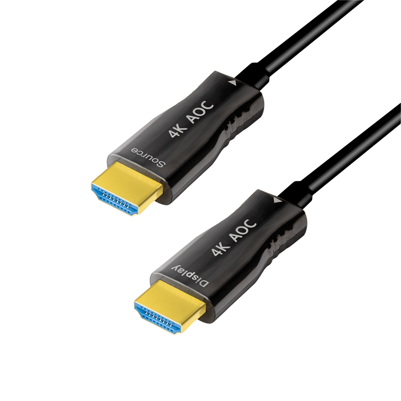 HDMI-Kabel, A/M zu A/M, 4K/60 Hz, AOC, schwarz, 30 m