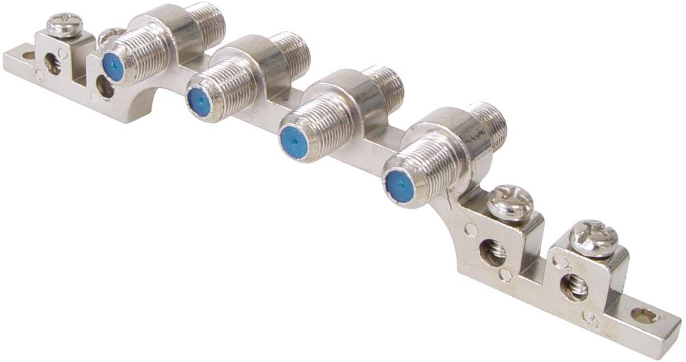 4-fach Erdungblock DVB-S, DVB-C oder DVB-T 4-fach Erdungblock DVB-S, DVB-C oder DVB-T