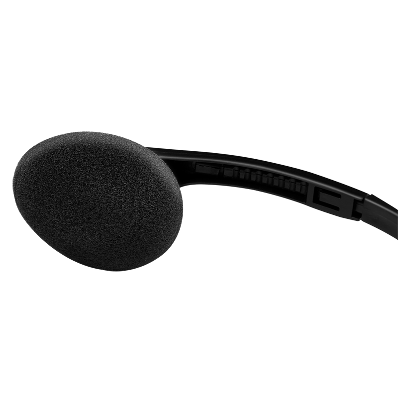 Stereo-Headset, 2x 3,5-mm-Klinkenstecker, Bügelmikrofon, Eco-Box