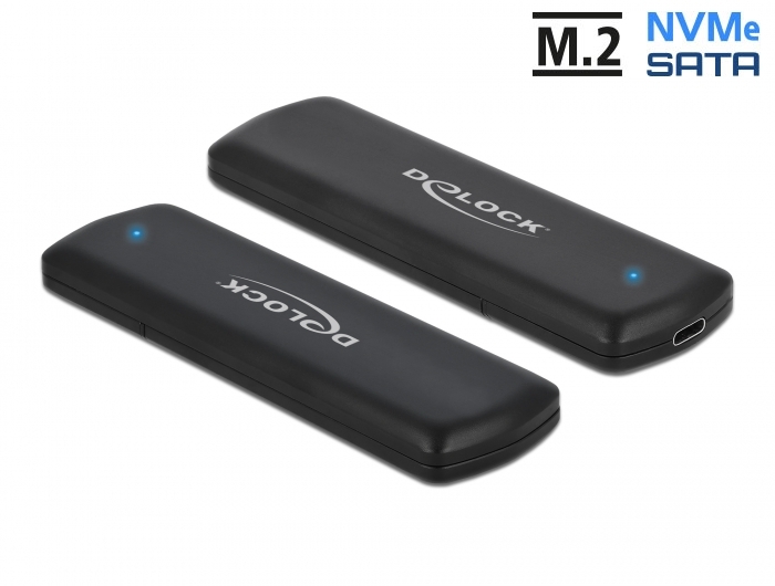 Externes USB Type-C™ Combo Gehäuse für M.2 NVMe PCIe oder SA