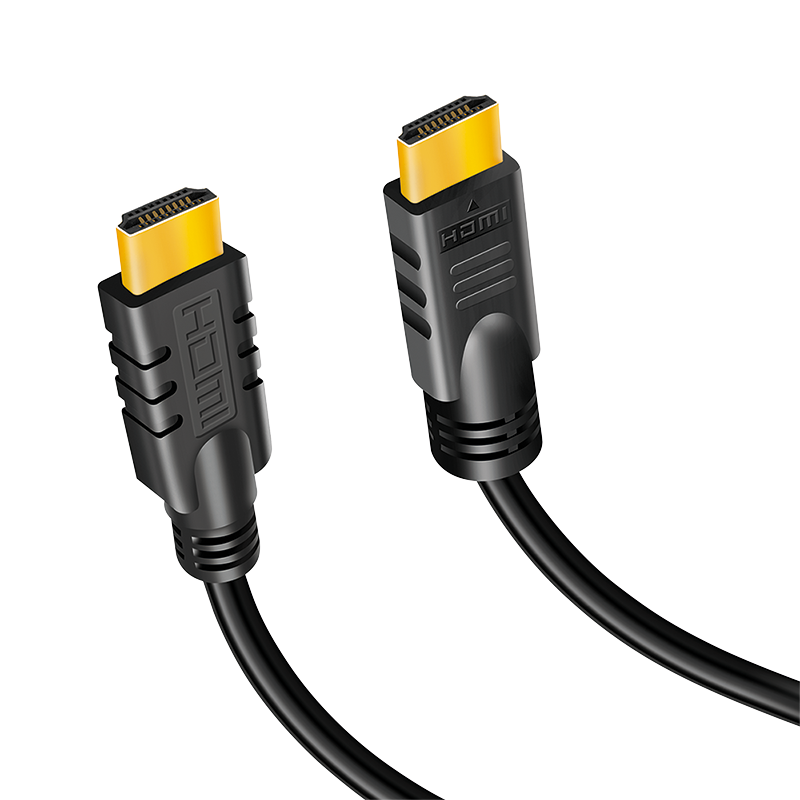HDMI-Kabel, A/M zu A/M, 4K/30 Hz, Verstärker, schwarz, 15 m