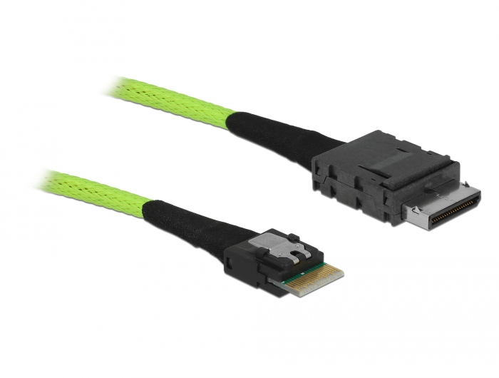 Kabel OCuLink PCIe SFF-8611 an Slim SAS SFF-8654, 1m, Delock® [85755]