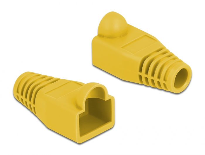 Knickschutztülle für RJ45 Stecker gelb 20 Stück, Delock® [86723]