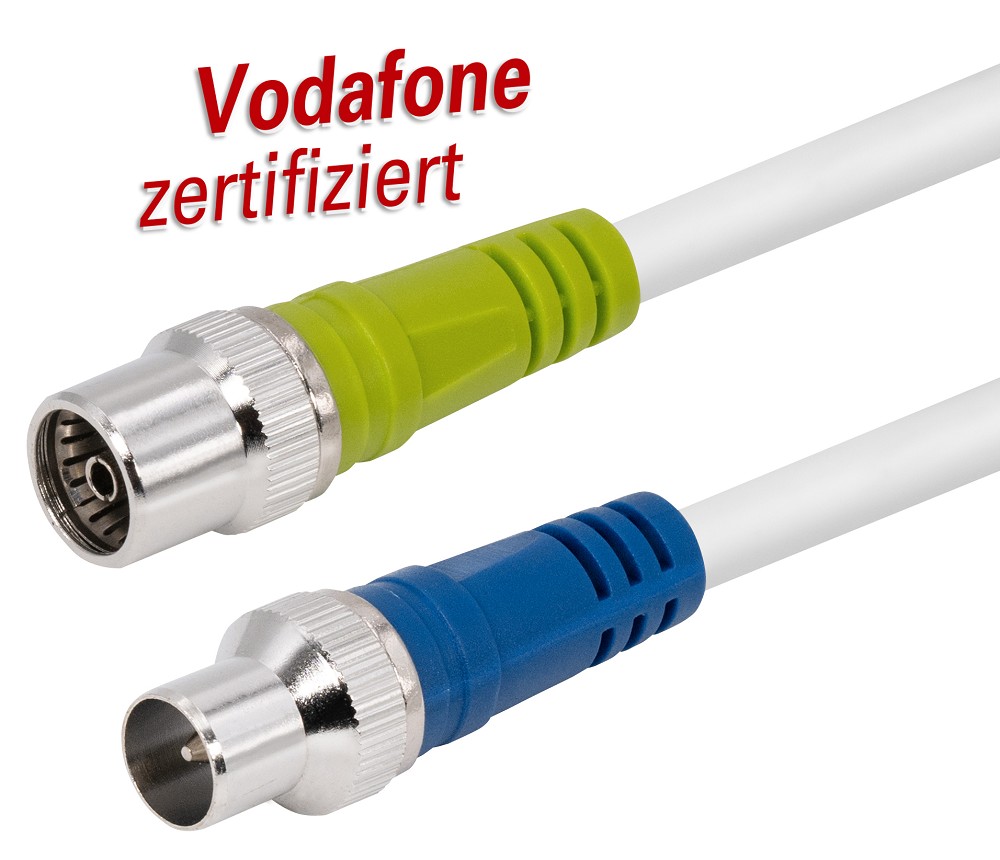 2,0 m Antennenkabel IEC Stecker - IEC Buchse 2,0 m Antennenkabel IEC Stecker - IEC Buchse