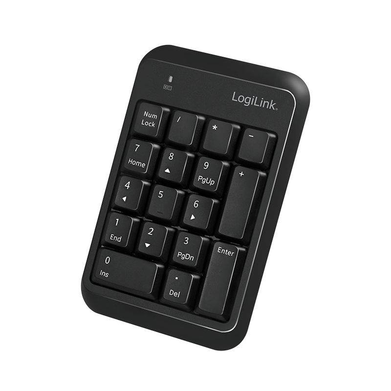 Kabelloses Keypad, BT 5.1, schwarz Kabelloses Keypad, BT 5.1, schwarz