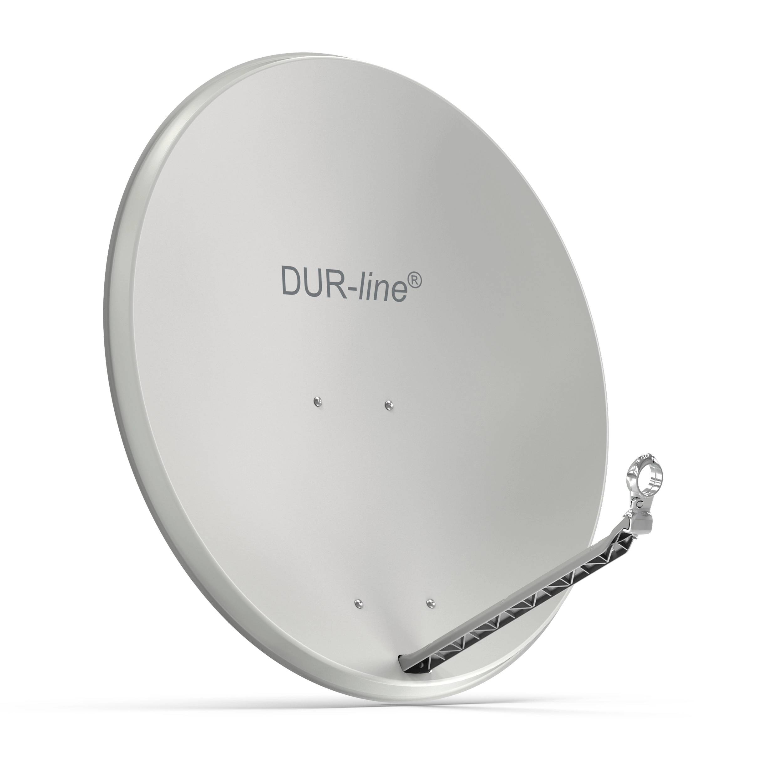 DUR-line Select 85/90 Hellgrau - Alu Sat-Antenne
