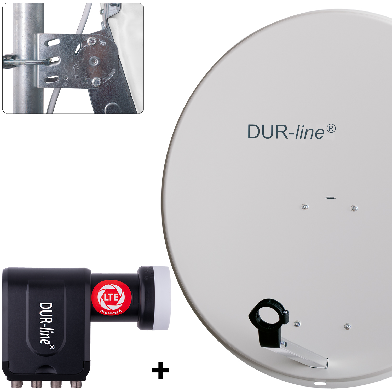 DUR-line MDA 80 G + +Ultra Octo LNB - 8 TN LNB Set