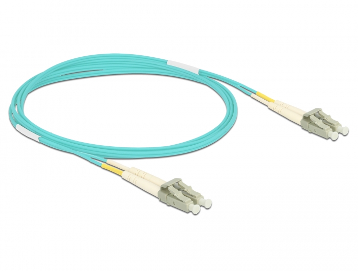 Kabel Lichtwellenleiter LC zu LC Multimode OM3 2 m, Delock® [86559]