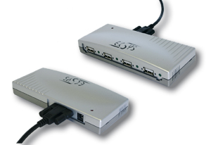 USB 2.0 HUB mit 4 Ausgängen zum Verschrauben, Exsys® [EX-116