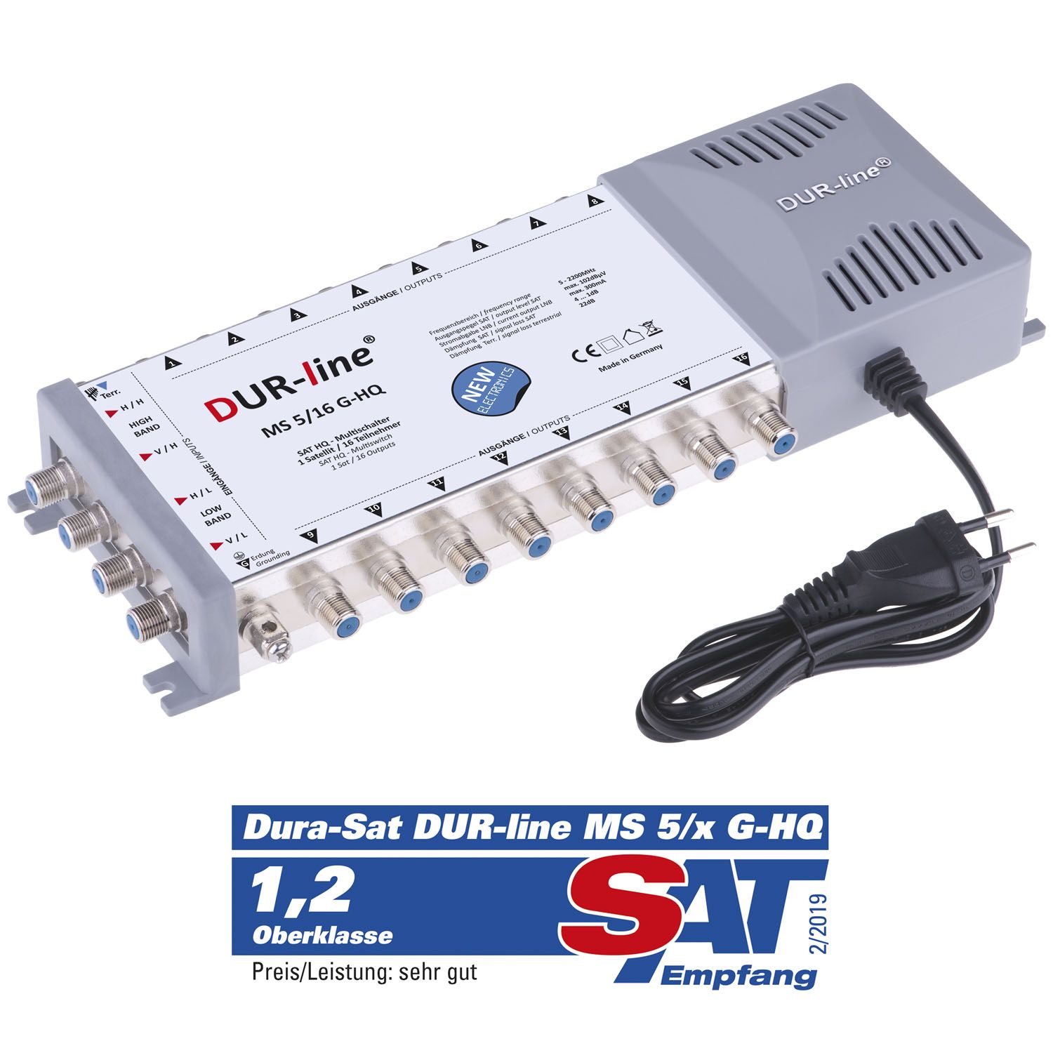 DUR-line MS 5/16 G-HQ - Multischalter DUR-line MS 5/16 G-HQ - Multischalter