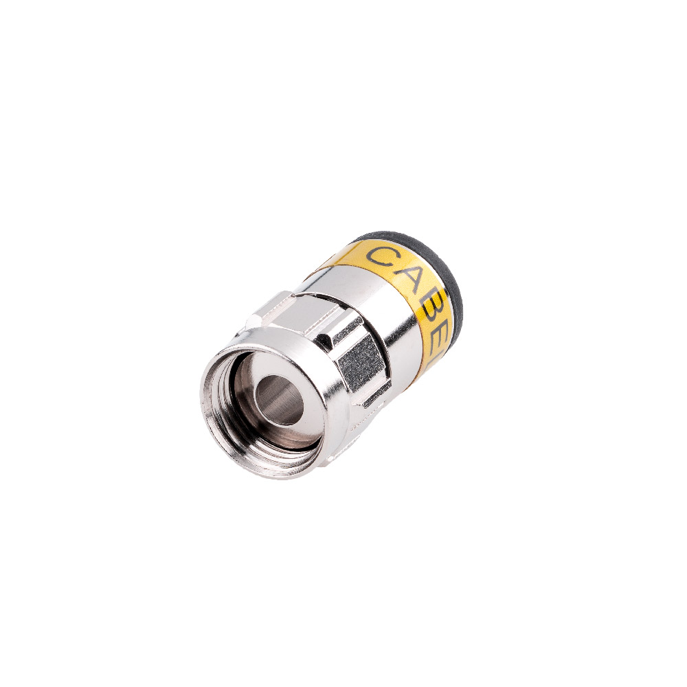 Cabelcon F-6-TD NI 4.9 Self Install F-Kompressionsstecker gelb Cabelcon F-6-TD NI 4.9 Self Install F-Kompressionsstecker gelb