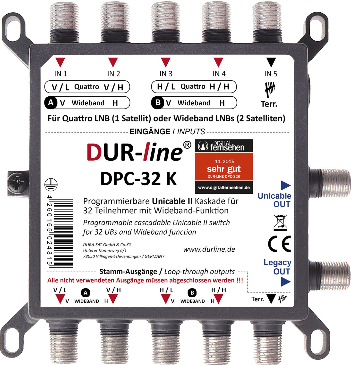 DUR-line DPC-32 K - Einkabellösung