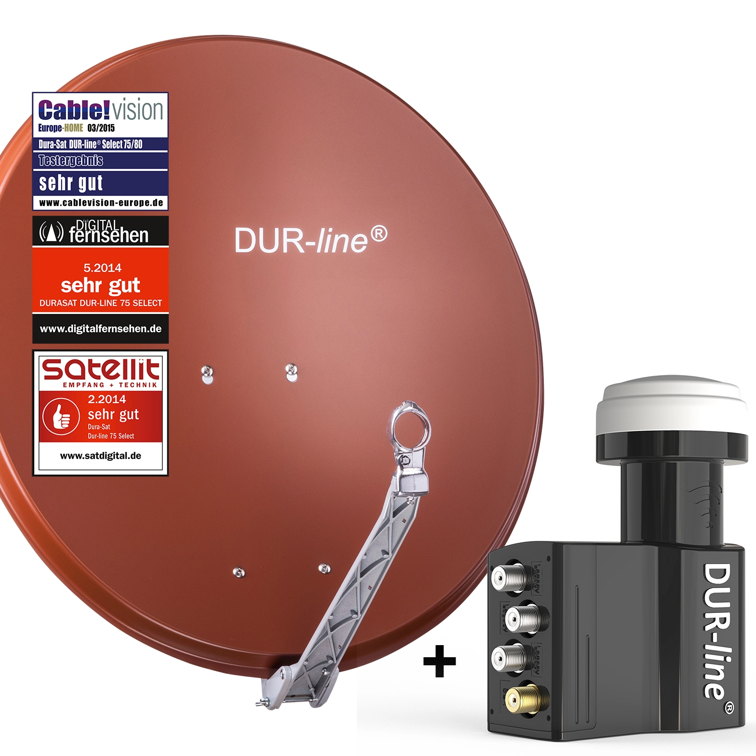 DUR-line Select 75 R + UK 102 LNB - Einkabel Set