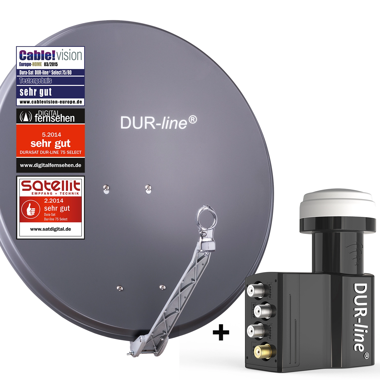 DUR-line Select 75 A + UK 102 LNB - Einkabel Set