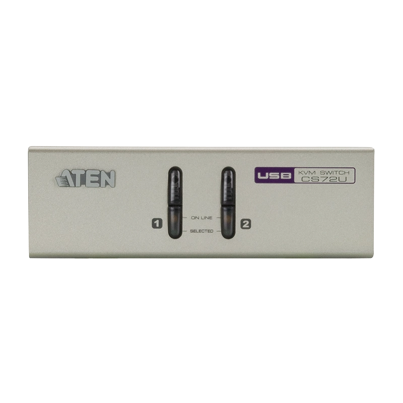 KVM Switch 2 port USB KVM Switch mit Audio