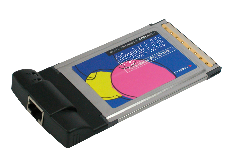 PCMCIA Karte, LAN 1Gibt mit Ageere Chip-Set, Exsys® [EX-6085