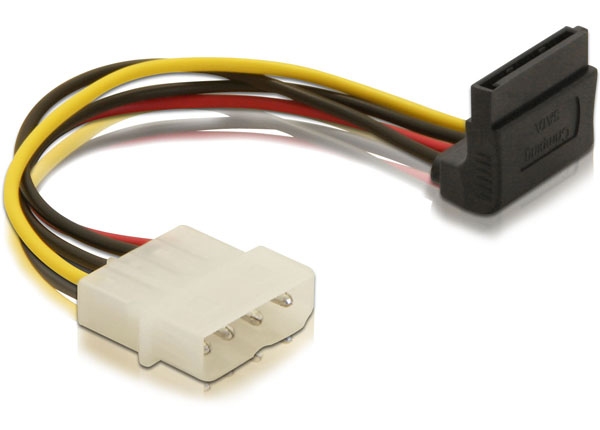 Kabel Power SATA HDD > 4pin Stecker – gewinkelt, Delock® [60104]