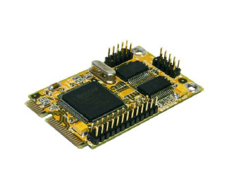 Mini PCI-Express 2S Seriell RS-232 mit 2 x FIFO 16C550 und 1