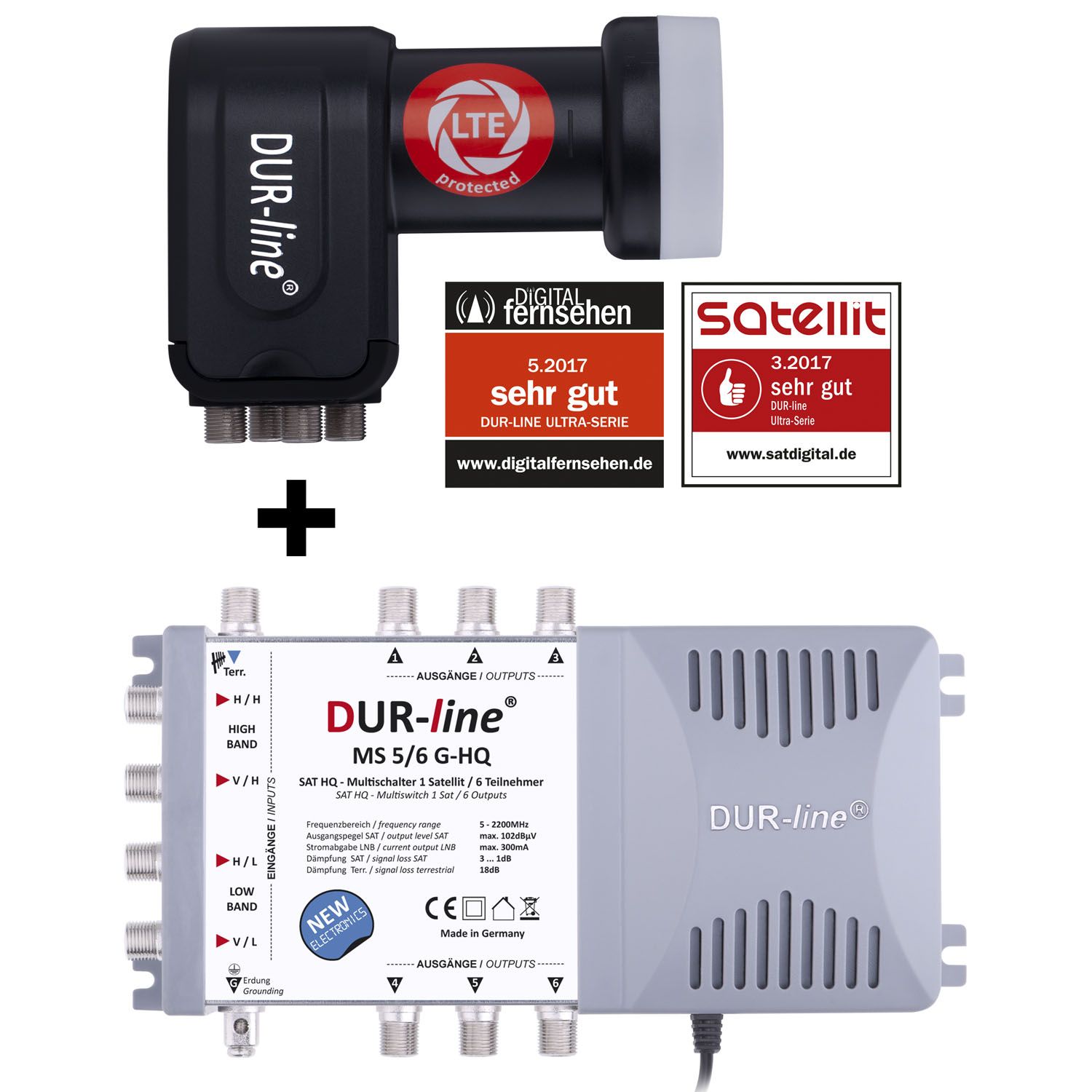 DUR-line MS-S 5/6-Q - Multischalter Set