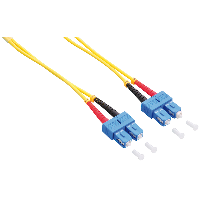 LWL Duplex Patchkabel, OS2, 9/125µ, SC-SC, gelb, 3 m